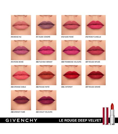 givenchy le rouge deep velvet lipstick 27|givenchy 315 framboise velours.